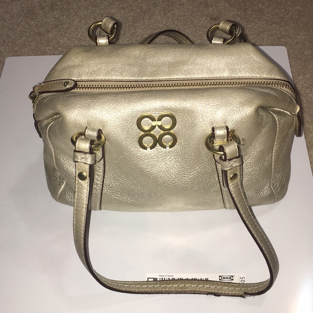 Vintage Gold Coach Bag